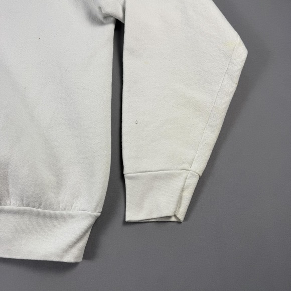 Vintage Oneita Sweatshirt Mens XL White Florida Graphic Crewneck Made USA 90s - Picture 9 of 10